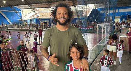 Marcelo acompanha filho em partidas das categorias de base do Fluminense