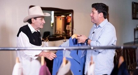 Marcelo Costa e o repórter Michael Keller