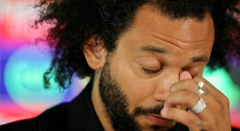 Marcelo deu adeus ao Real Madrid nesta segunda-feira (13)
