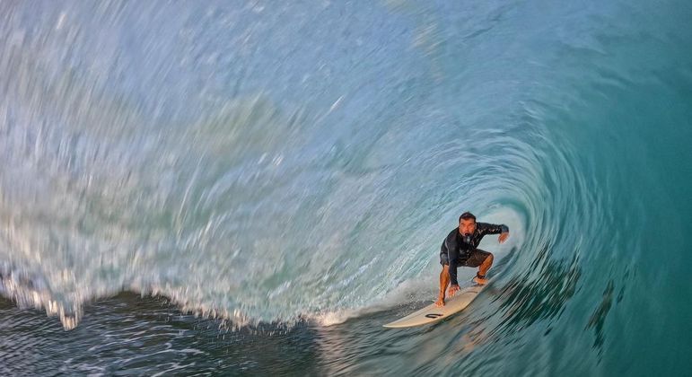 Márcio Freire era um dos veteranos das ondas gigantes de Nazaré