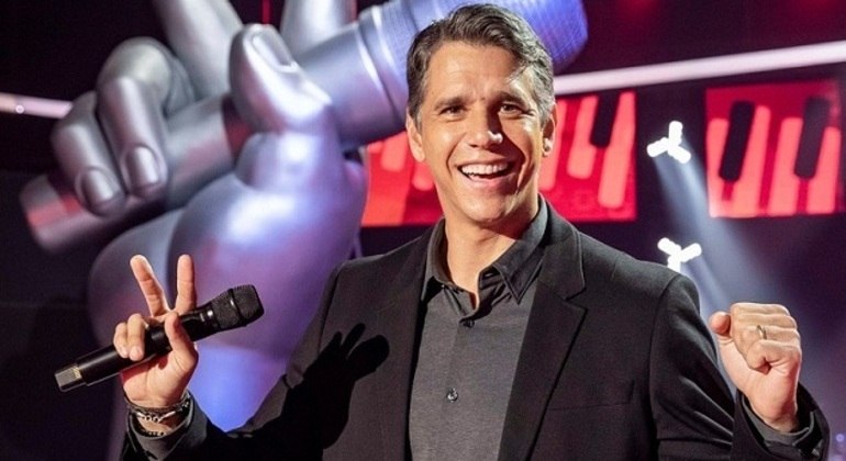 Márcio Garcia apresenta o "The Voice Kids" na Globo