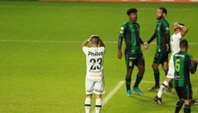 Santos desperdiça chances e perde para o América-MG no Brasileirão