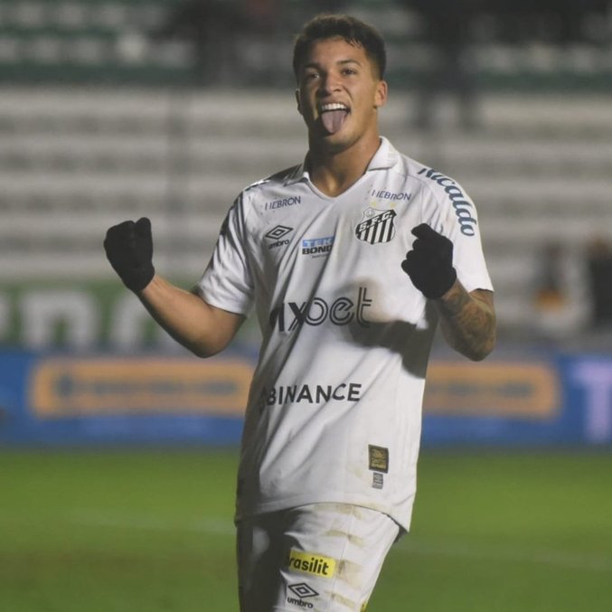 Marcos Leonardo entrou no segundo tempo e marcou o gol da virada santista