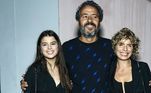 Marcos Palmeira foi o primeiro namorado da artista, quando ela ainda era adolescente. O ator marcou presença na festa de aniversário e chegou acompanhado da mulher, Gabriela Gastal, e da enteada