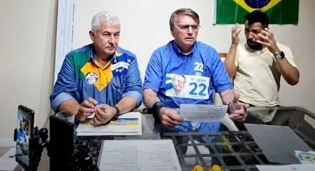 Marcos Pontes, candidato ao Senado, e Bolsonaro
