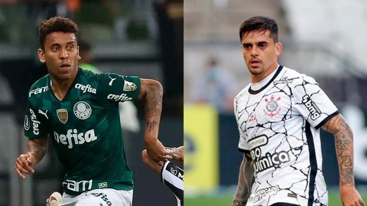 Marcos Rocha (Palmeiras) x Fagner (Corinthians)