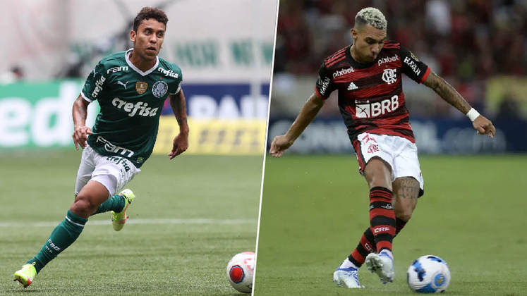 Marcos Rocha (Palmeiras) x Matheuzinho (Flamengo)