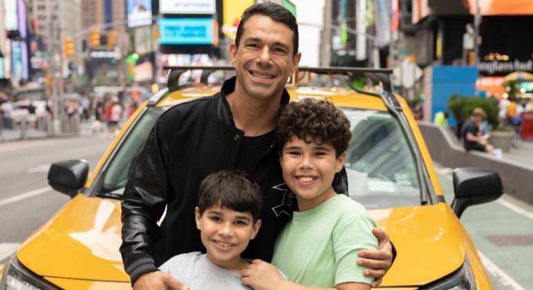 Marcus Buaiz é pai de José Marcus, de 10 anos, e João Francisco, de 8