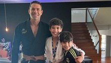 Marcus Buaiz celebra vitória de filho mais velho em campeonato de judô: 'Orgulho do nosso campeão'
