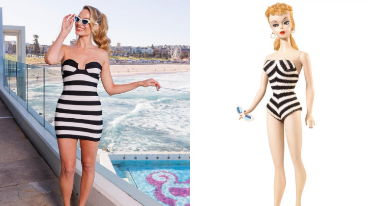 Margot Robbie usa looks inspirados em roupas da Barbie em turnê promocional  do filme; confira - Fotos - R7 Moda