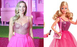 'DO DIA PARA A NOITE' (Noite)A segunda parte do visual é a versão noite! Um vestido com alças finas, busto bordado em pedrarias e saia esvoaçante de tule. Tudo, é claro, no pink Barbie inconfundível. A peça é assinada pelo Atelier Versace — exclusiva e caríssima. A marca, inclusive, está produzindo várias peças dessa era da artistaVEJA TAMBÉM: Ana Paula Siebert não perde a elegância nem o estilo no frio; inspire-se nos looks