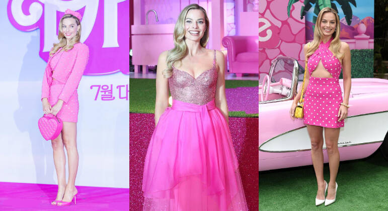 Vestido Inspiração Barbie Rosa