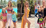 Mari parece estar aproveitando a vida como nunca. Recentemente, ela curtiu as férias ao lado dos filhos e exibiu o corpão em fotos nas redes sociais