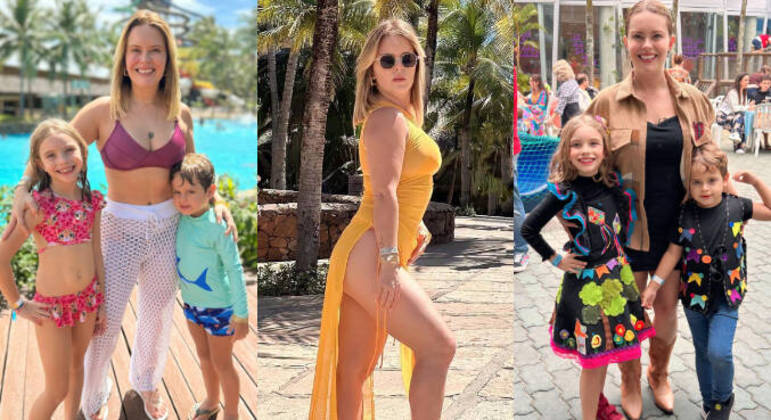 Mari parece estar aproveitando a vida como nunca. Recentemente, ela curtiu as férias ao lado dos filhos e exibiu o corpão em fotos nas redes sociais
