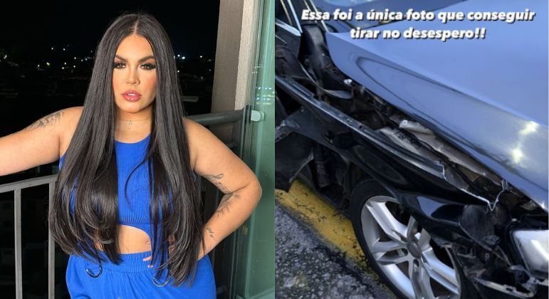 Mari Matarazzo sofre acidente de carro