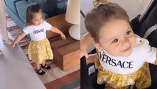 Filhas de Virginia Fonseca e Zé Felipe usam vestidos iguais, no valor de R$ 2.600