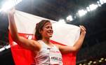 A atleta da Polônia se recuperou de um câncer ósseo em 2018 e afirmou que sentiu a necessidade de usar o valor para ajudar outra pessoa