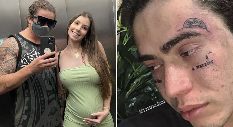 Whindersson Nunes tatua o rosto em homenagem ao filho