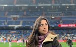 Ela cobre o dia a dia do Real Madrid e do Atlético de Madrid, principalmente, então é presença constante tanto no Santiago Bernabéu quanto no Wanda Metropolitano