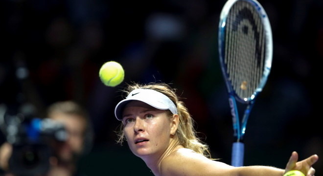 Sharapova conquistou cinco torneios Grand Slams