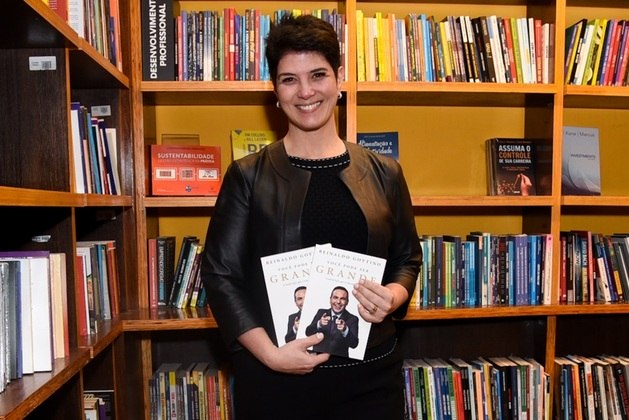 A jornalista e apresentadora Mariana Godoy, do Fala Brasil, marcou presença no lançamento