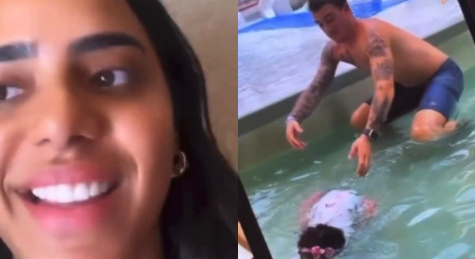 Mariely Santos est critiquée pour avoir ri après que la fille de MC Loma soit tombée dans la piscine – Divertissement