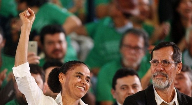 Pela Rede, Marina Silva e Eduardo Jorge formam chapa em disputa ao Planalto