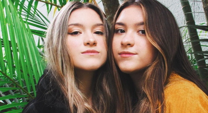 Marina e Sofia Liberato tem, juntas, mais de 800 mil seguidores nas redes sociais
