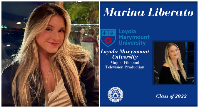 Marina Liberato foi aprovada em curso de cinema e produção de TV nos EUA