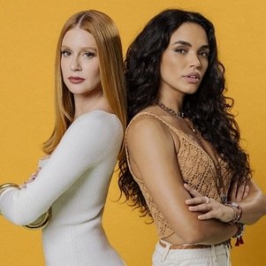 Marina Ruy Barbosa e Giovana Cordeiro, protagonistas de “Fuzuê”