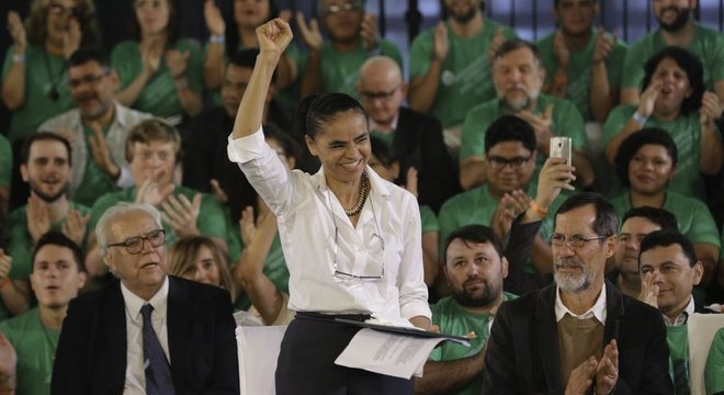 Marina Silva vai concorrer pela Rede ao lado de Eduardo Jorge, do PV

