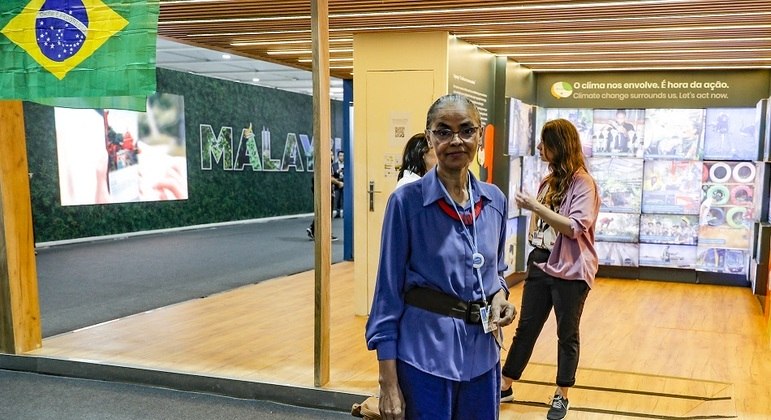 Ex-ministra, Marina Silva, que integra a equipe de transição do presidente eleito