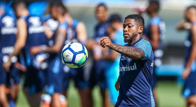 Marinho pode ser incluído em um troca-troca com o São Paulo ou Atlético-MG Crédito: Lucas Uebel / Grêmio / Divulgação / CP memória