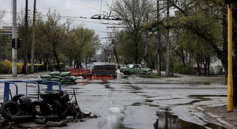 Cidade de Mariupol é uma das mais afetadas pelos combates entre russos e ucranianos