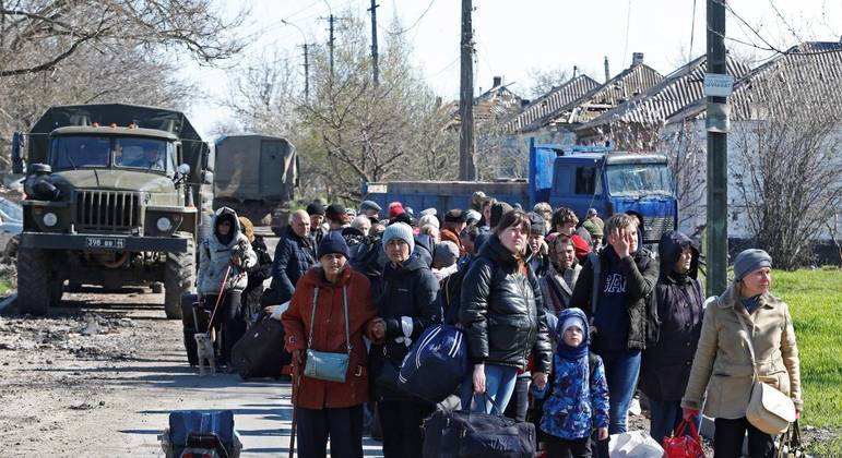 A cidade de Mariupol vem sendo atacada desde o início do conflito entre Rússia e Ucrânia