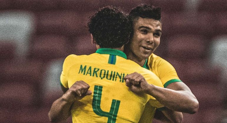 Casemiro e Marquinhos, dois líderes. Se Neymar não quiser, um dos dois será o capitão de Diniz