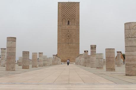 Vista da Torre Hassan, em Rabat