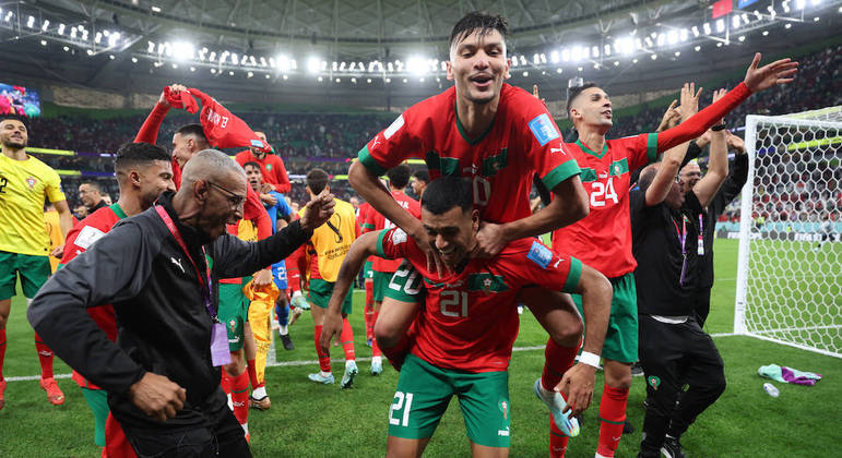 Marrocos eliminou Espanha e Portugal e conquistou feito inédito para africanos nas semis