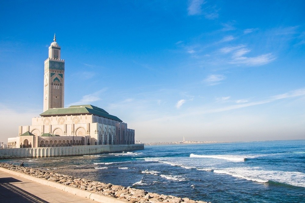 Mesquita de Casablanca, que aceita visita de turistas (Pixabay)