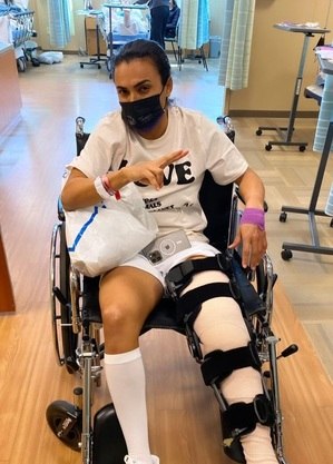 Marta passou por cirurgia