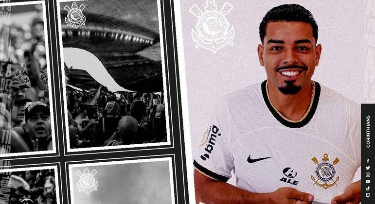 Matheus Bidu foi anunciado oficialmente pelo Corinthians