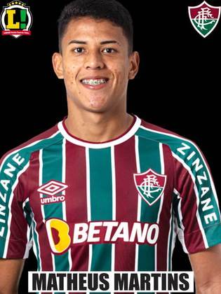 Matheus Martins - 6,5 - O garoto chegou a fazer um gol, mas estava em posição irregular. Arriscou boas oportunidades e se mostrou capaz de substituir Luiz Henrique.