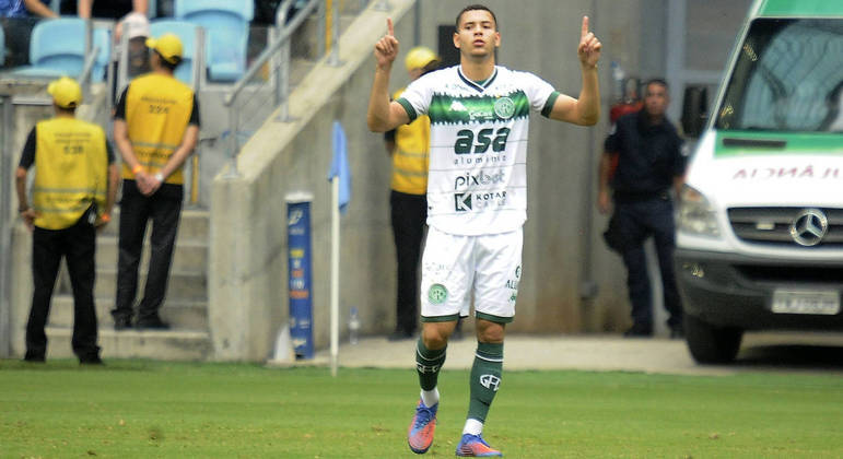 Matheus Pereira marcou o único gol do Guarani na Série B
