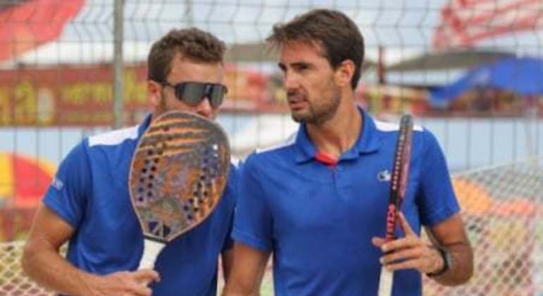 Mathieu Guegano e Theo Irigaray no Mundial