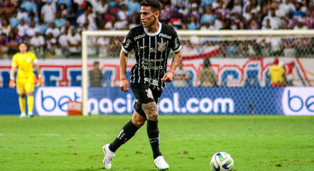 Matias Rojas no empate do Corinthians com o Bahia pelo Brasileirão