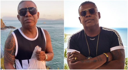 Mauro Garcia joga as cinzas do irmão, MC Marcinho, morto na semana passada