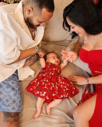 Mavie - Em 2023, Neymar foi pai pela segunda vez. A bebê, filha do relacionamento com a influenciadora Bruna Biancardi, nasceu em 6 de outubro. 