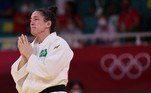 Mayra Aguiar chora após conquistar a medalha de bronze em Tóquio