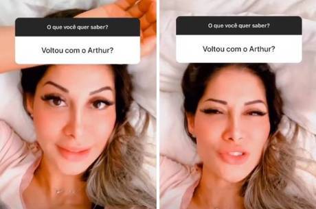 Mayra Cardi afirma que não reatou com Arthur Aguiar