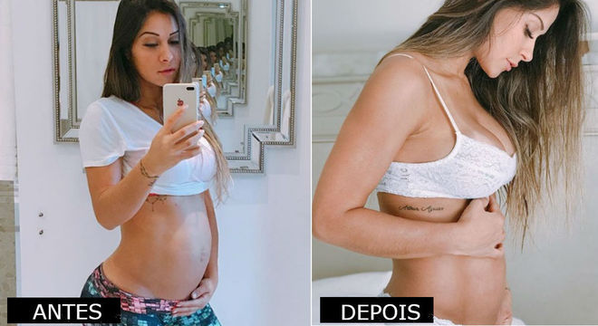 mayra cardi barriga diminuiu